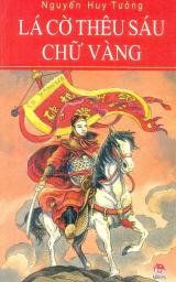 Lá cờ thêu sáu chữ vàng