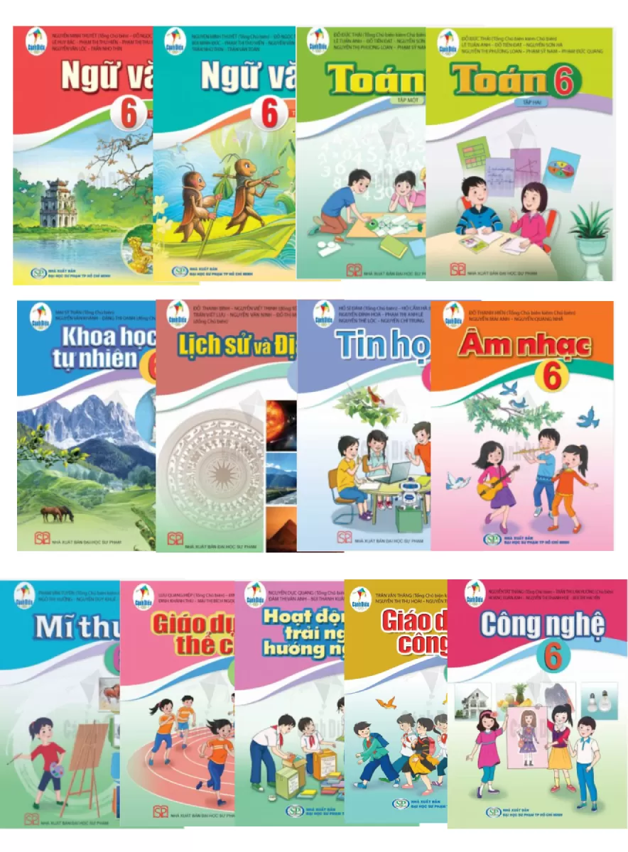 Bộ Sách Giáo Khoa lớp 6 năm 2021 – 2022